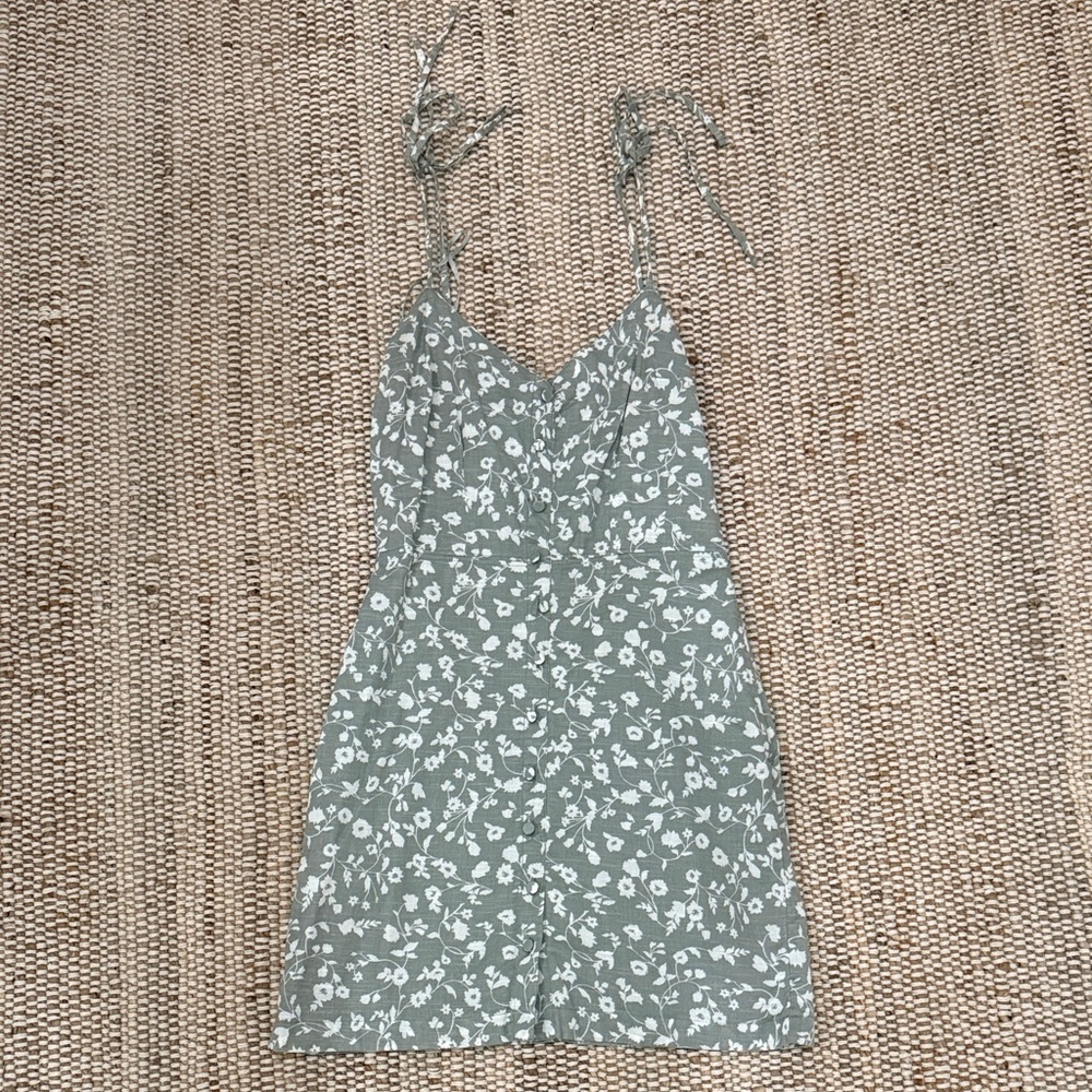 Abercrombie & Fitch Green Floral Dress